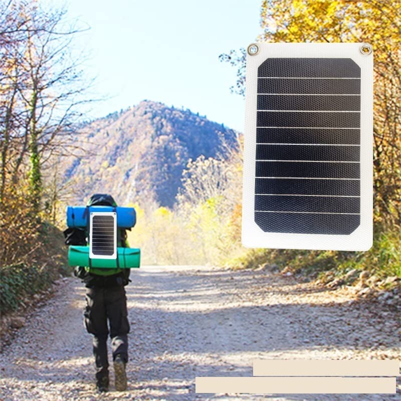 Pannello Solare Pannello Solare Ventilatore Solare 5W 6V Pannello Solare Pet Cool Ventilazione Generazione di Energia Pannello di Ricarica del Telefono Cellulare