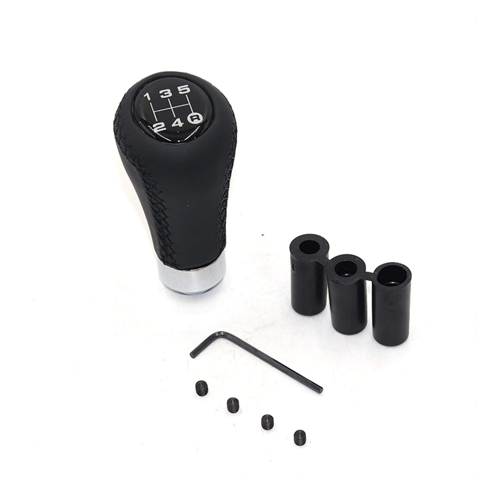 Amazon.co.jp: ギアシフトノブ 5スピードレザー車の手動