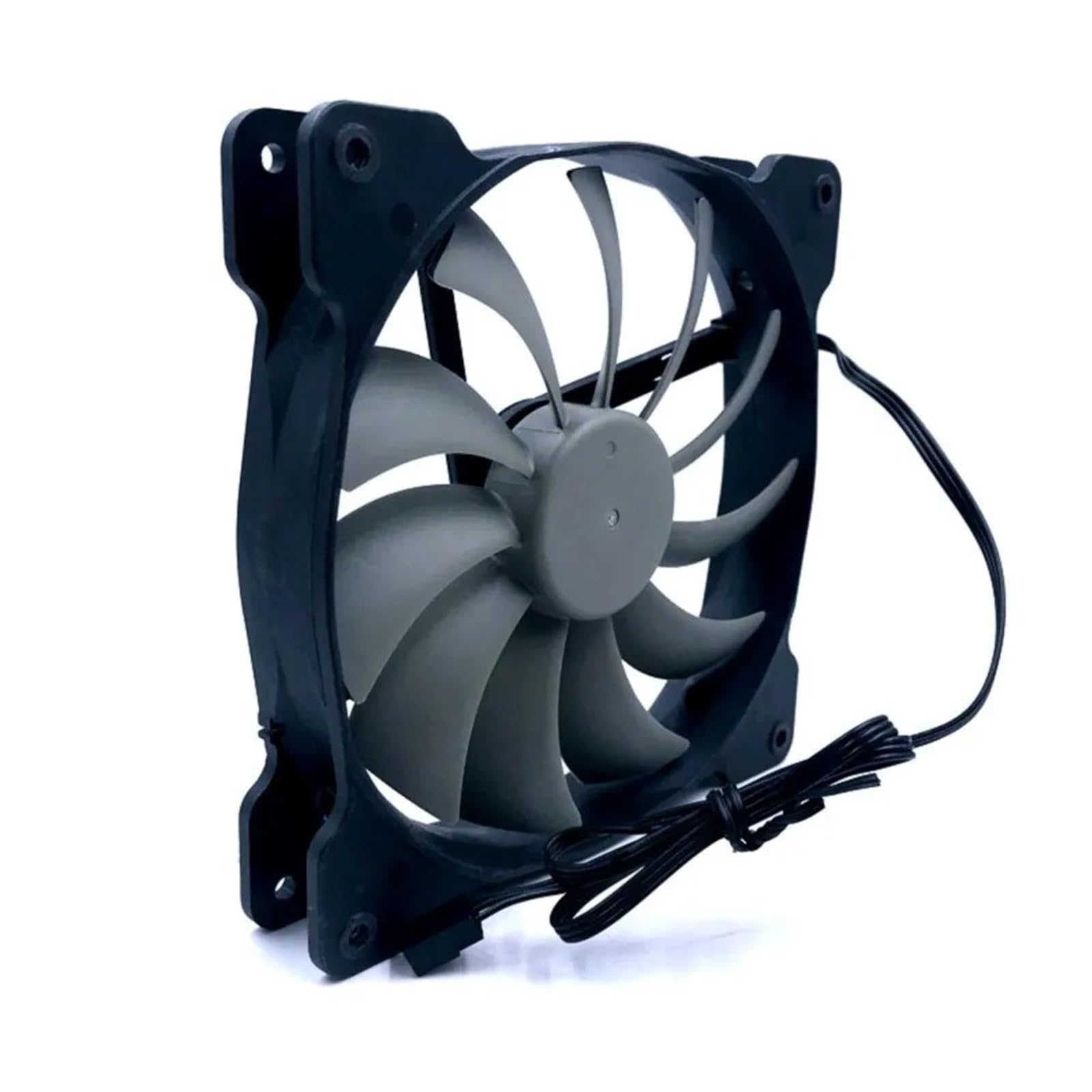 Cichy wentylator 14 cm 12 V 140 mm 140 x 140 x 25 mm DC 12 V 0,30 A do obudowy komputera 870 obr./min zasilacz