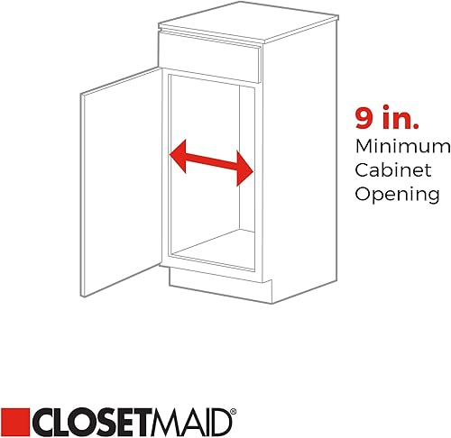 Miniatura 5 de ClosetMaid - Cesta para gabinete de cocina de un solo nivel, alta calidad