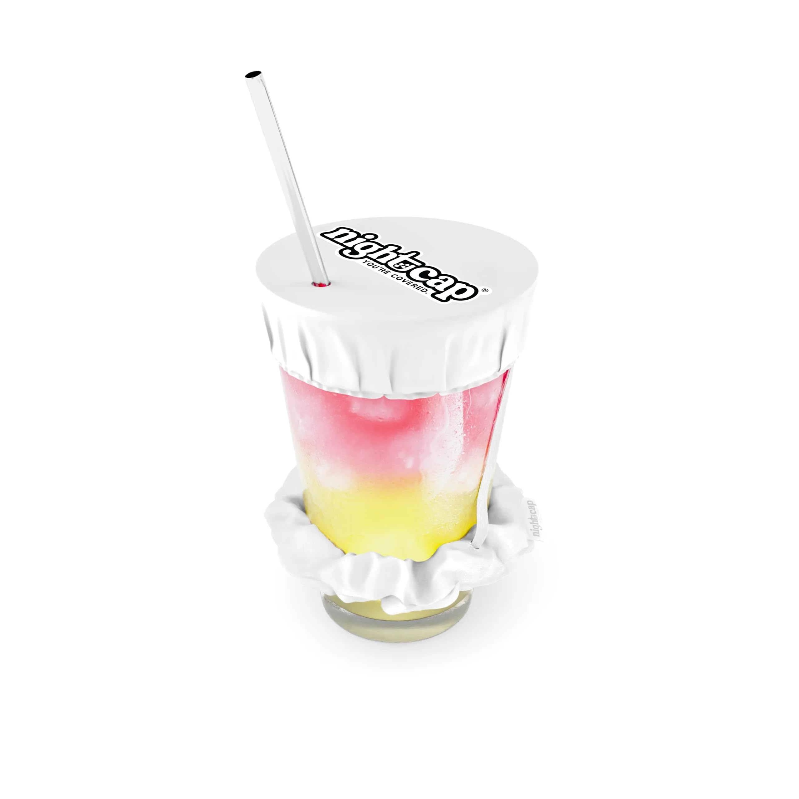 NightCap Drink Cover Scrunchie, Anti Spiking Drink Protector for Women