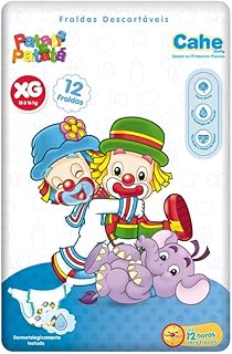 Fralda Dia e Noite Toque Macio, Patati Patatá, XG, 12 fraldas