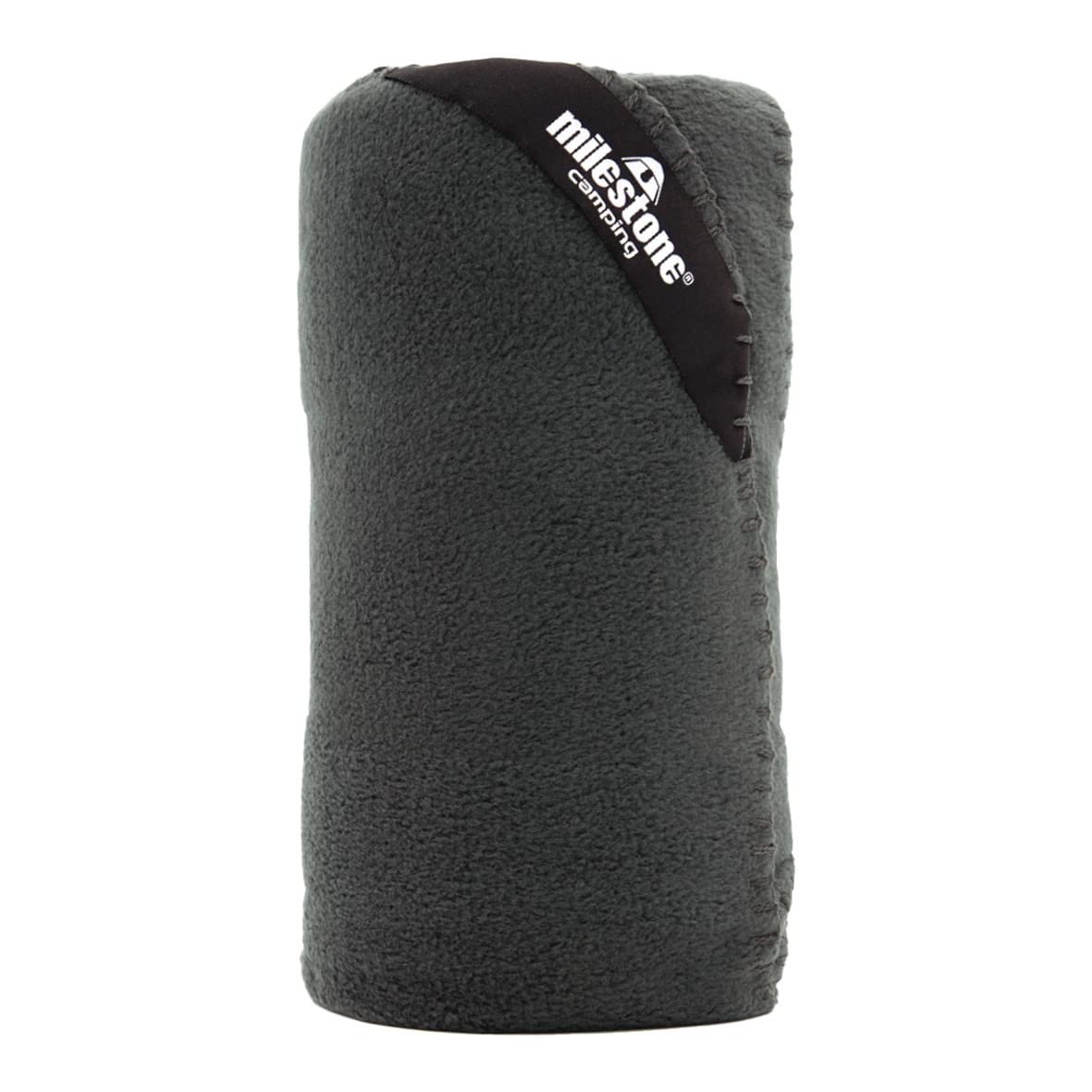 Milestone - Manta de Forro Polar para Camping, Color Antracita (Paquete de 2)