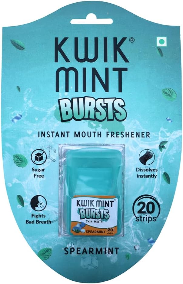 Kwik Mint Instant Spearmint Breath Freshener (Casettes)