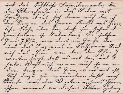 Hero Arts HA-S4878 Old Letter Writing Mounted Rubber Stamps, 4 x 5.25