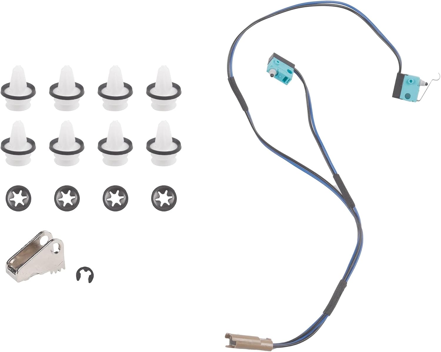 Dasbecan Door Handle Repair Kit Upgraded Compatible with Tesla Model S 2012-2017 with Micro Switch Harness Handle Paddle Door Panel Clips Replaces# 1042845-00-A （Not Fits for Generation 3 ）
