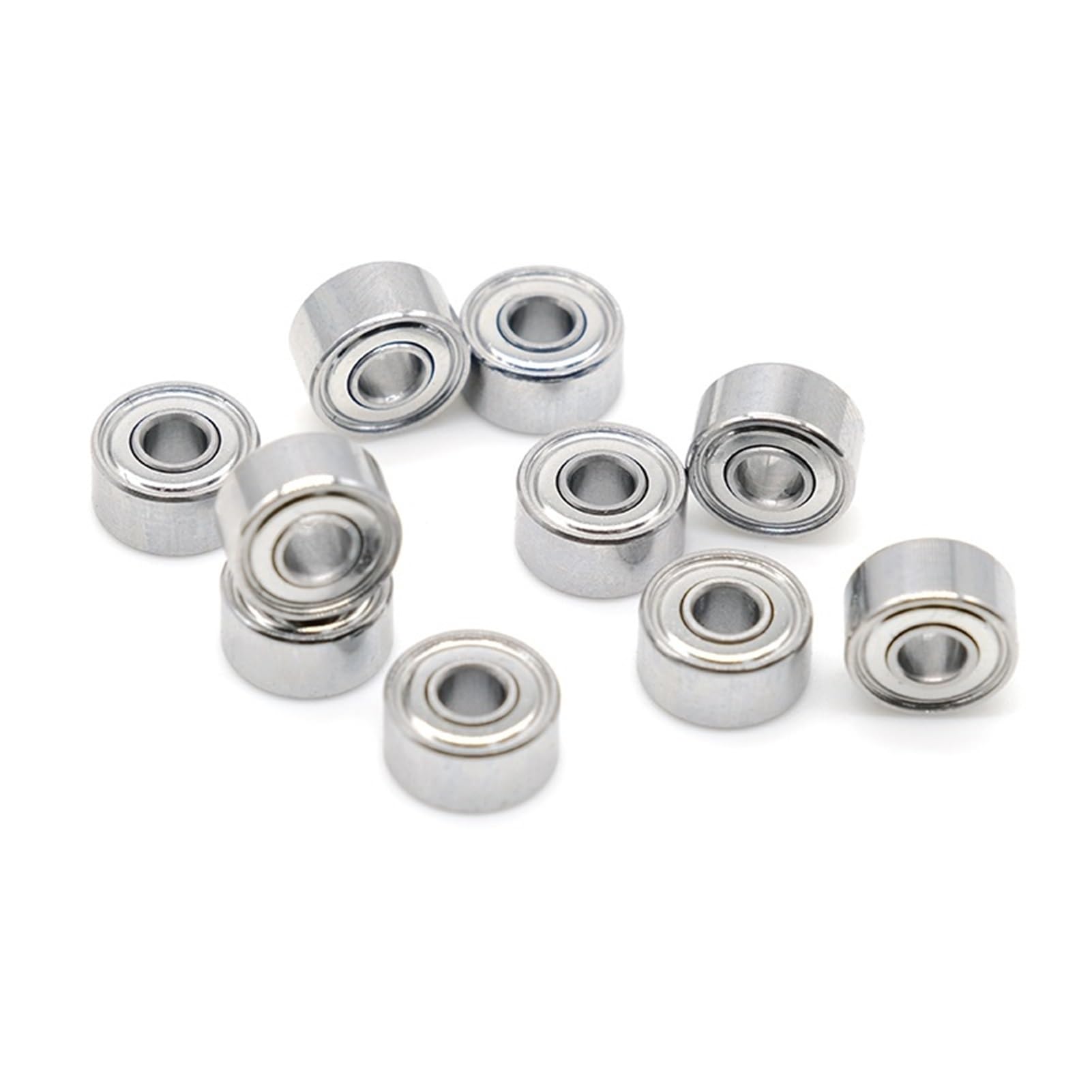 Roulements rigides à billes Lot de 10 roulements à billes hybrides en céramique et acier inoxydable ABEC-7 S693ZZ CB 3 x 8 x 4 mm SUS440C
