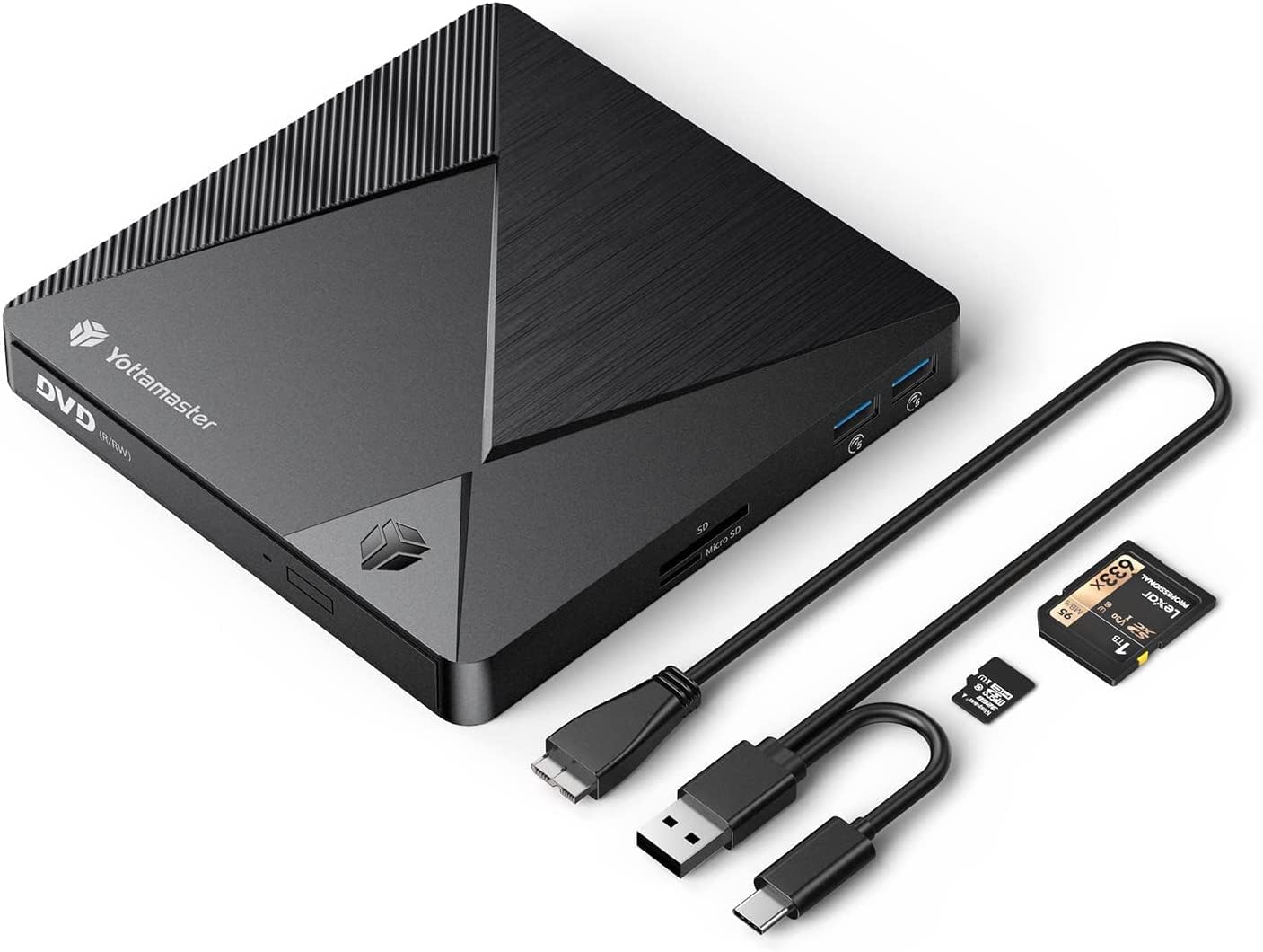 Yottamaster Blu Ray Disk Drive 3D, USB3.0 Tipo C BD Bluray DVD Burner