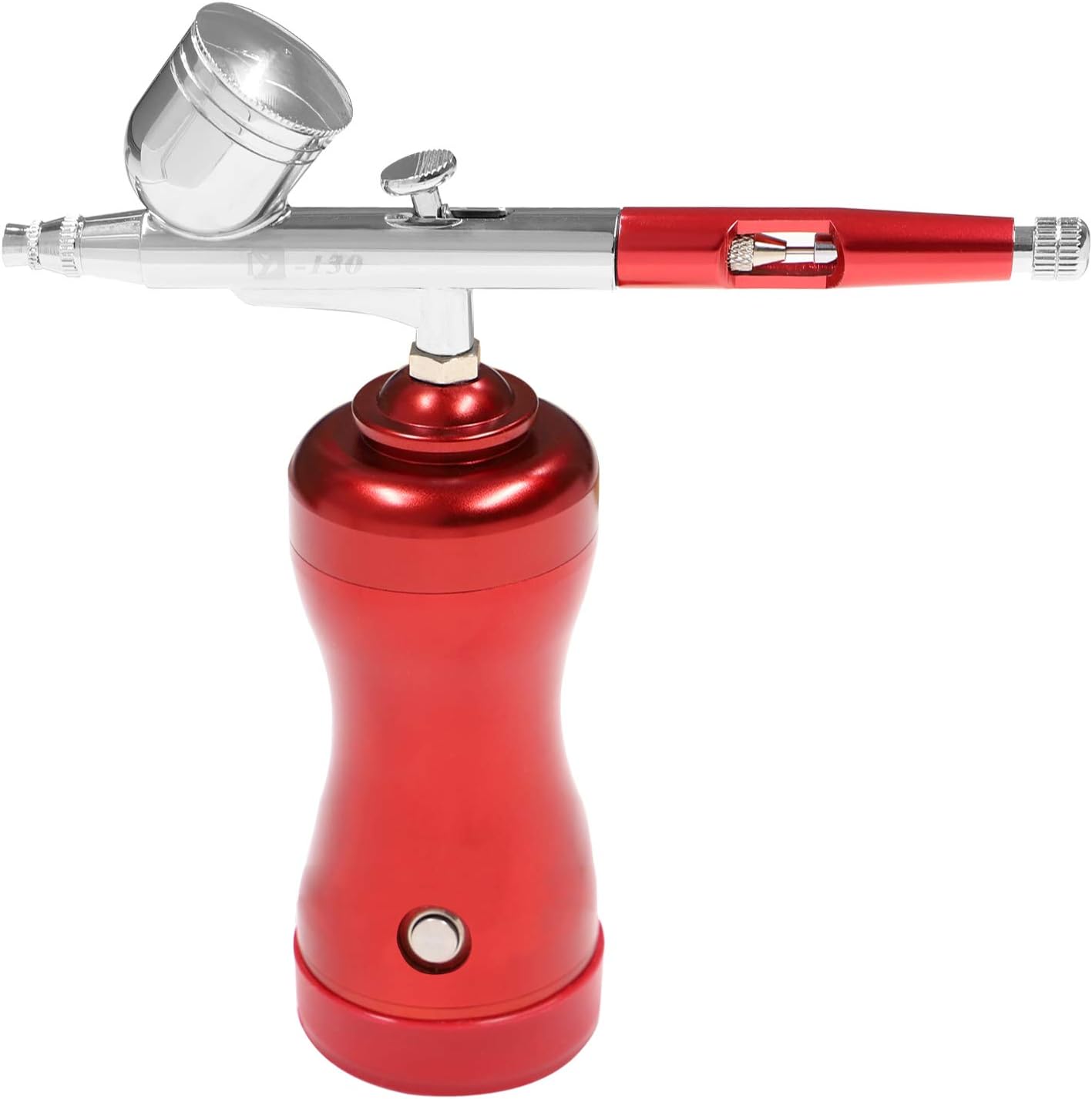 TINGPO Airbrush Set, Rechargeable Handheld Mini Air Compressor Spray Gun Ink Cup Wireless Airbrush Gun for MakeupTattoo Nail Art Face Paint Cake Deraction Coloring Model