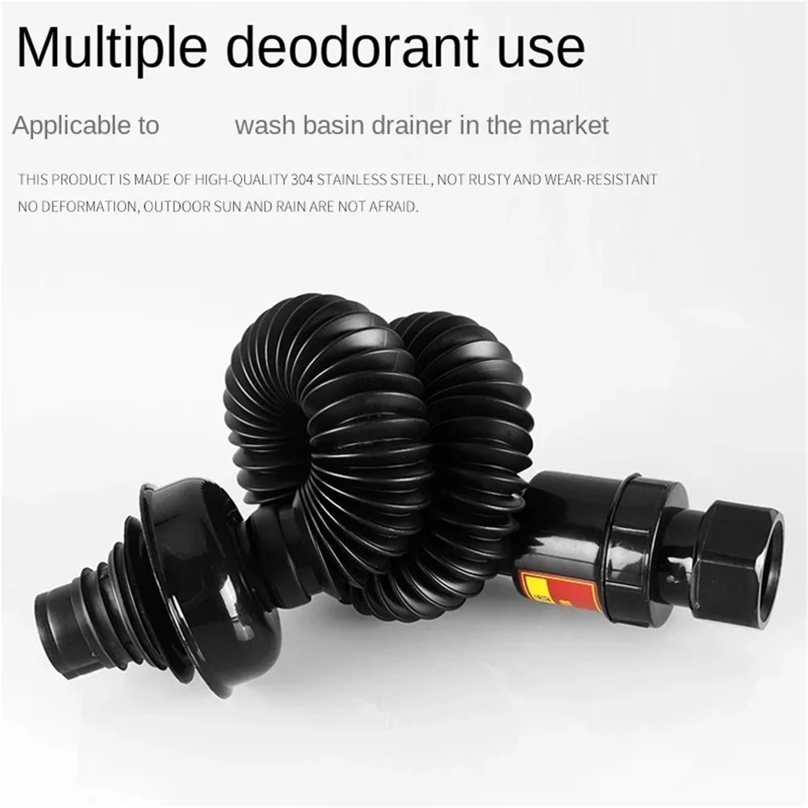 Desague Fregadero Tubería de drenaje for lavabo balcón, accesorios for baño, olor antirretorno para Lavabo(YE-3-8 YE-1-3)