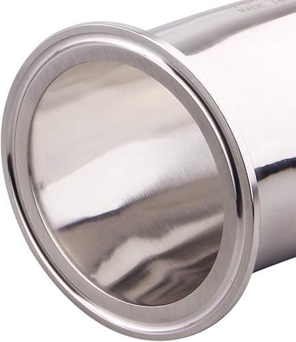 Miniatura 4 de DERNORD Codo de 45 grados  Tubo de 2.5 pulgadas OD de acero inoxidable 304 de tubería se adapta a tres abrazaderas de 2.5 pulgadas (diámetro