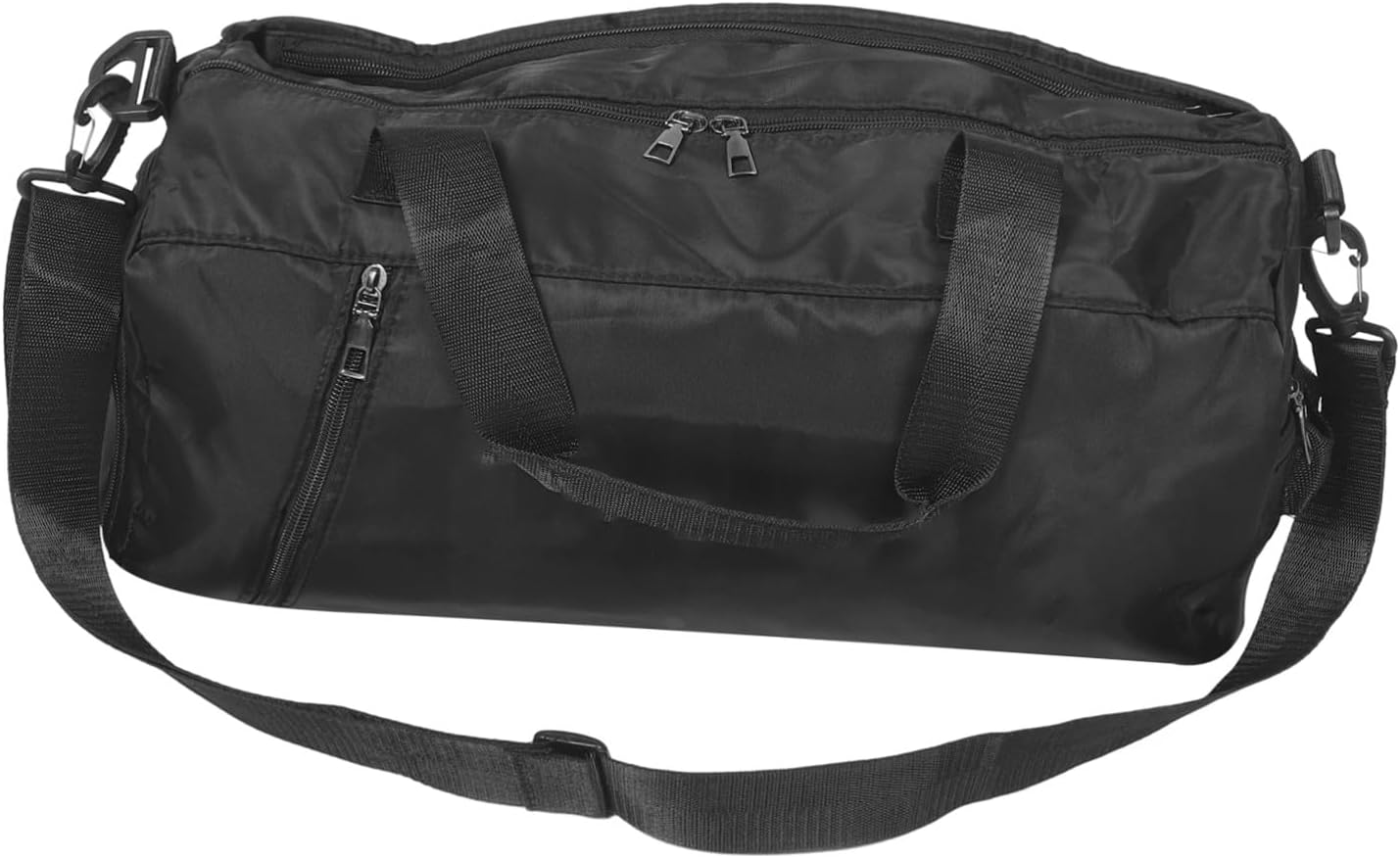 Uonlytech Large Yoga Gym Bag for Women Spacious Sport Duffel Tote with Padded Shoulder Straps and Wet Pocket for Swim Dance Storage Travel and Fitness Activities Black