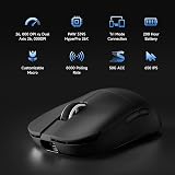 MCHOSE L7 Pro Mouse da Gaming Wireless Ultraleggero da 39 g, Nero - 2