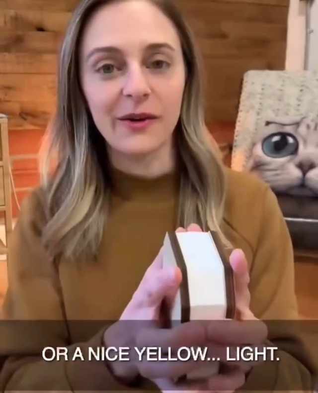 Image of Originality Folding Accordion Lamp, Warm Light Lamp, Portable Desk Lamp, Japanese Gifts, Creative LED Paper Lantern with USB for Home Decoration(Bamboo)