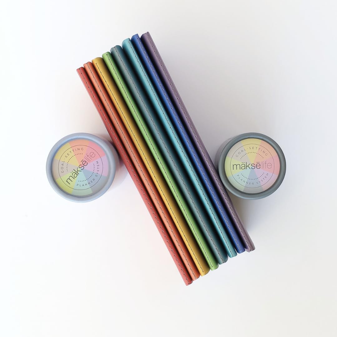 Makselife - Set di quaderni, formato A5, a righe o a quadretti
