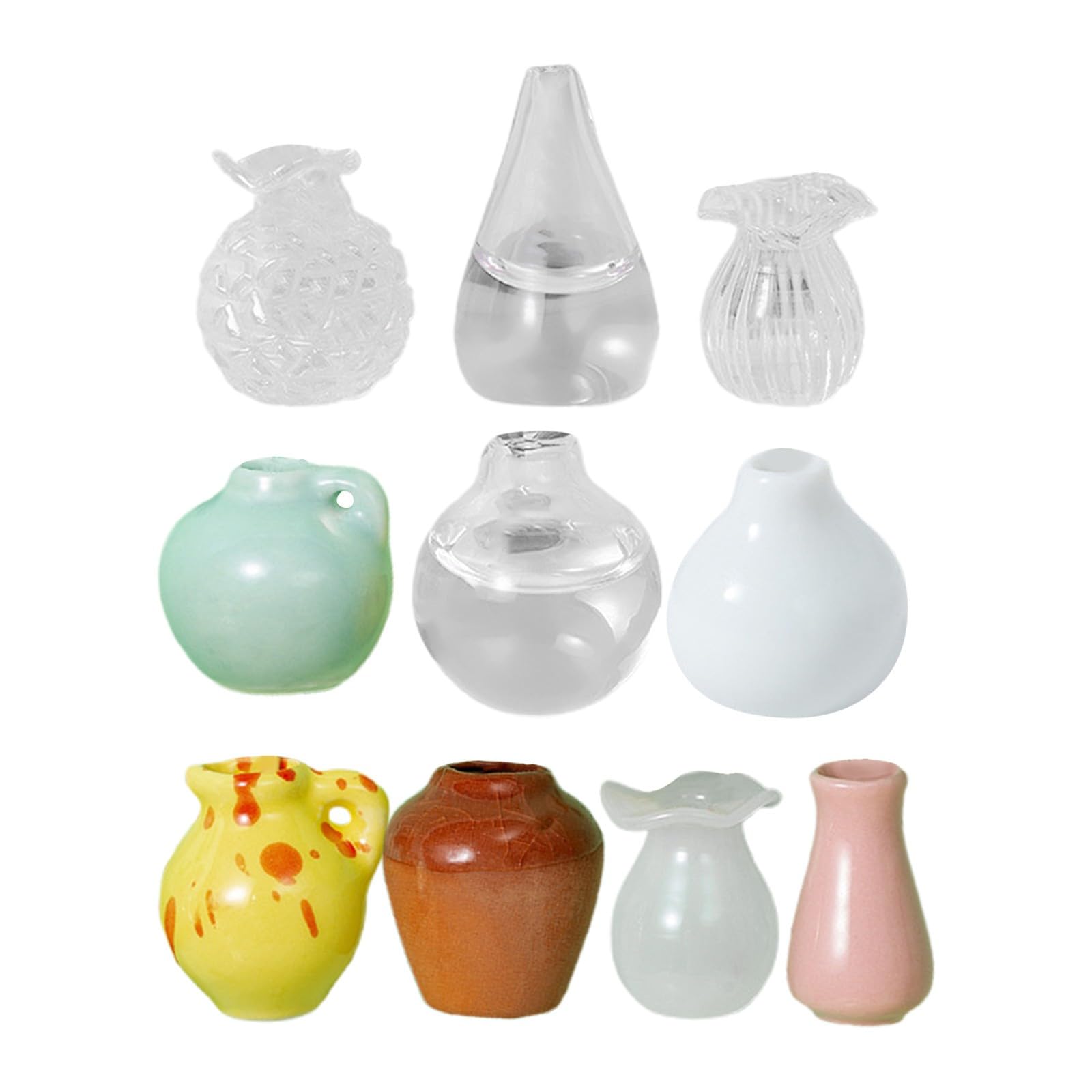 Vase de fleurs mignon aimanté en céramique à offrir pour la cuisine