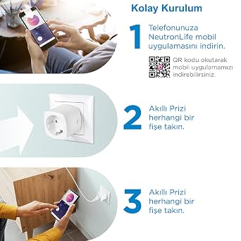 Neutron Wi-Fi 16 A Smart Single Current Protected Socket