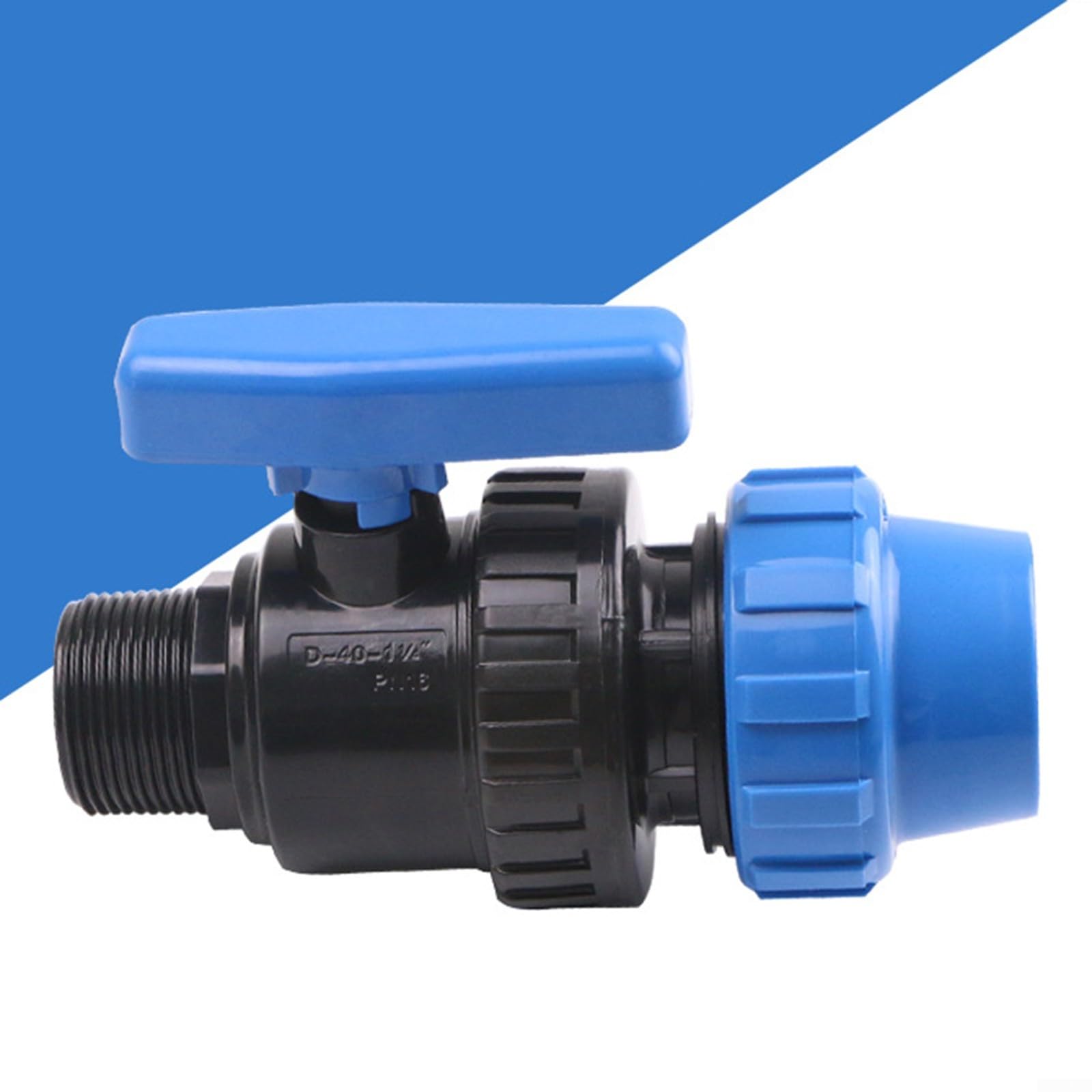 1Pcs Water Pipe Fittings PE Pipe Drinking Water Fitting, Male Thread, Suitable for Gardening Production(20mm x 1/2inch)