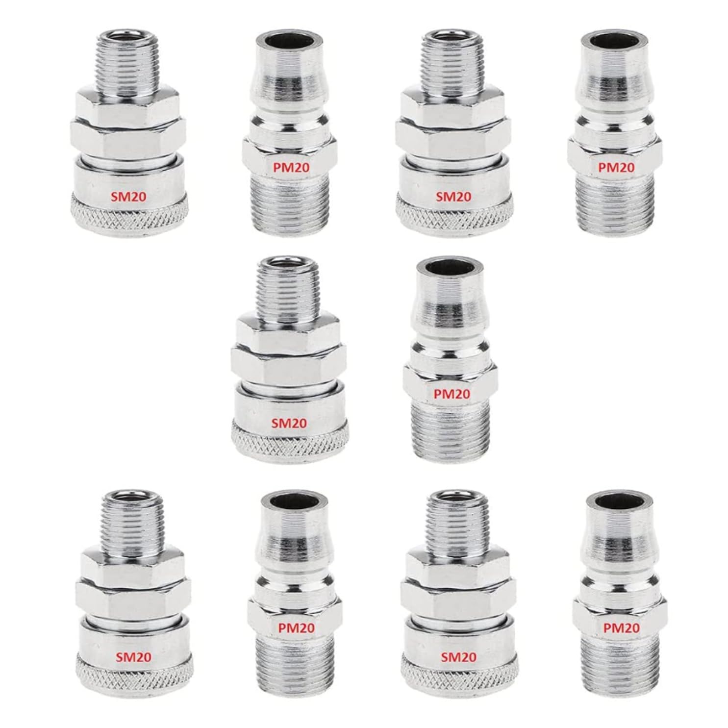 Stainless Steel Air Line Couplers - Quick Release -6