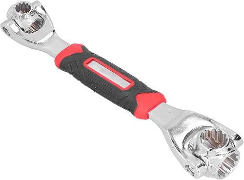 Miniatura 5 de TOPINCN Llave de enchufe 48 en 1, herramienta multiusos para reparación de máquinas, llave de coche, 12 dientes de 360 grados para set de accesorios
