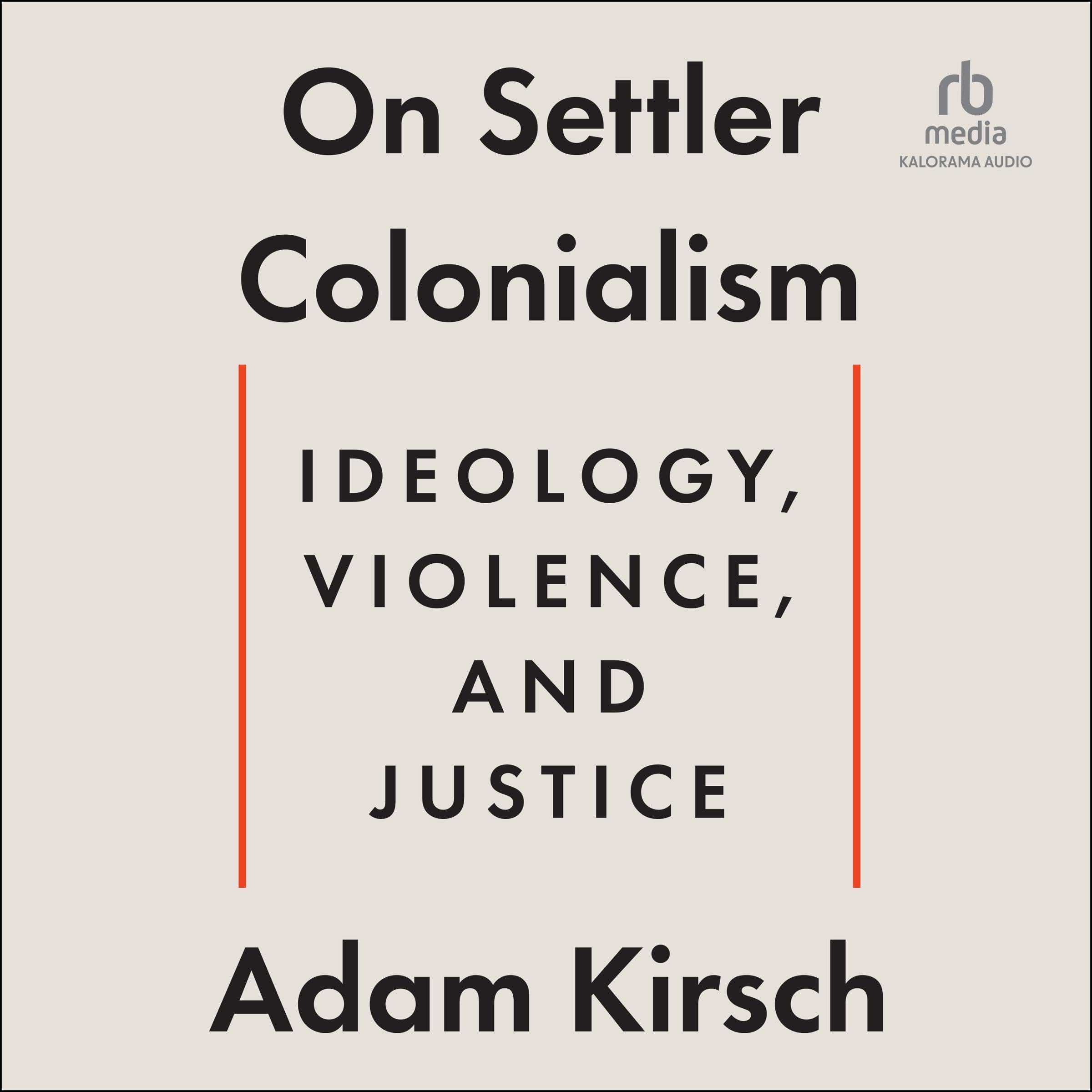 Cover art for On Settler Colonialism