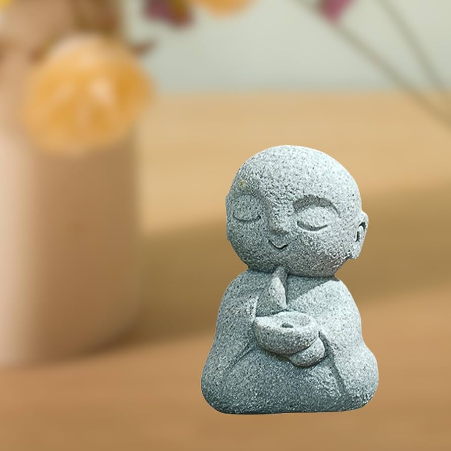 Amazon.co.jp: 【良品CUORA】お地蔵さん 置物 可愛い 仏像