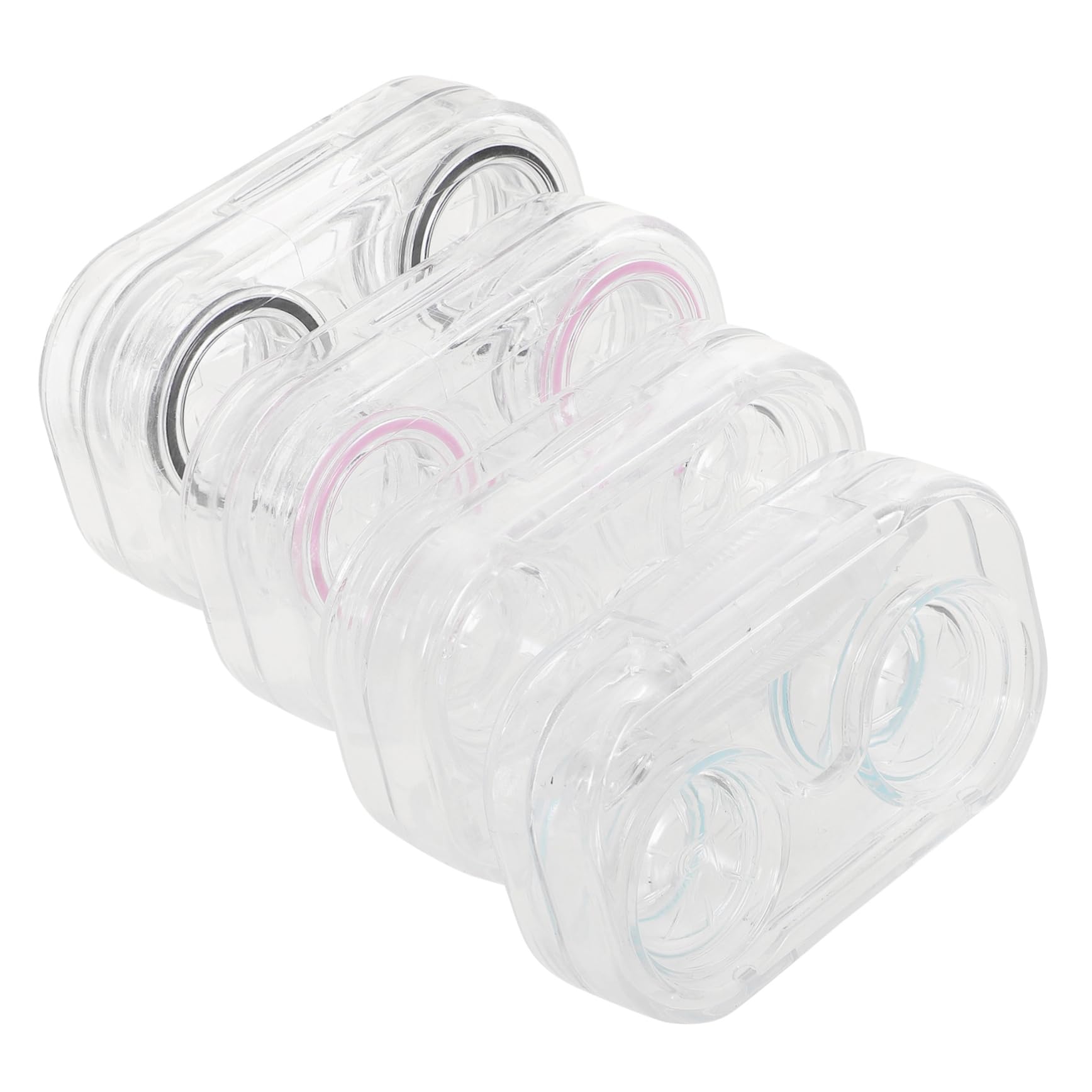 CALLARON 4 Set Custodia Per Lenti A Contatto Astuccio Organizzatore Di Lenti Custodia Per Occhiali P.s 4 Pezzi * 4