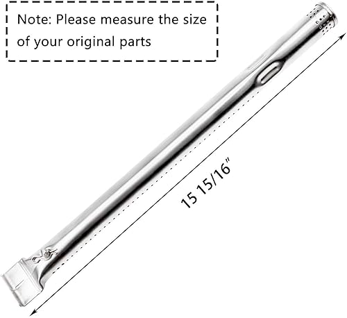 Miniatura 2 de S9332A (paquete de 4) S1473A (paquete de 4) Tienda de campaña de calor de 16 pulgadas y quemador para Charbroil 463243911, 463244011, 463246909,