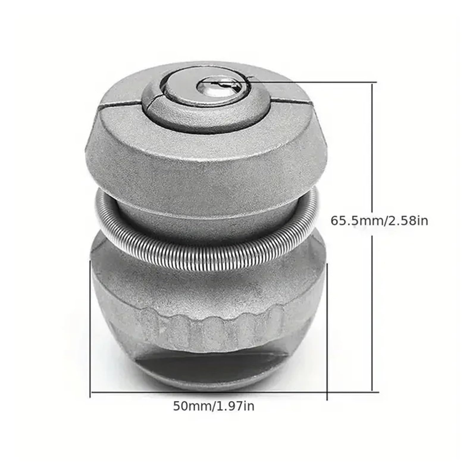 Einsetzbare Kupplungssperre, Kugelsperre, Anhängerkupplung, Wohnwagen, Diebstahlsicherung, Anhängerkupplung, 50 Mm, RV-Schloss, Anhängerzubehör