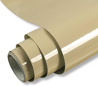 Hode Papel Adhesivo para Muebles Rollo Vinilos Decorativo para Armario Cocina Muebles Puertas Ventanas Autoadhesivo Marrón 40X300cm