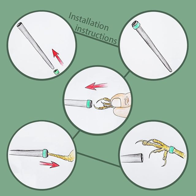 Foto 4 de 6 de FOIBURELY 100 Anillos numerados para Patas de pájaro para pinzón de Cebra de Gouldian