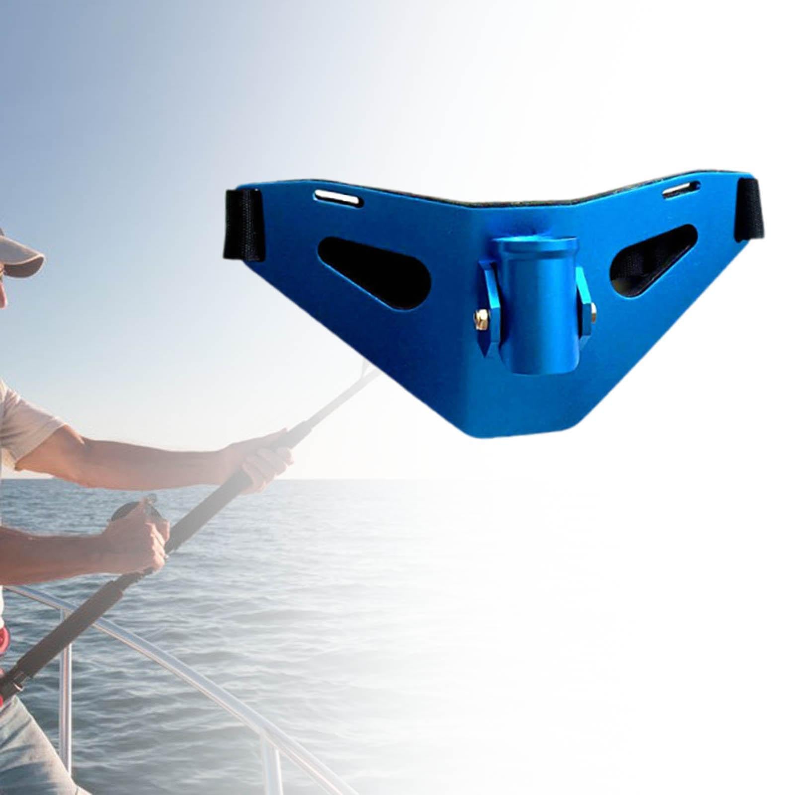 rockible Fishing Fighting, Waist Belt Waist Rod Pole Holder, Portable Fishing Tackle Fishing Belt Rod, Holder Fishing Pole Belts, Blue