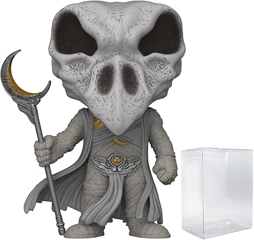POP Marvel: Moon Knight - Figura de vinilo de Khonshu Funko (paquete con funda protectora de caja compatible), multicolor, 3.75 pulgadas