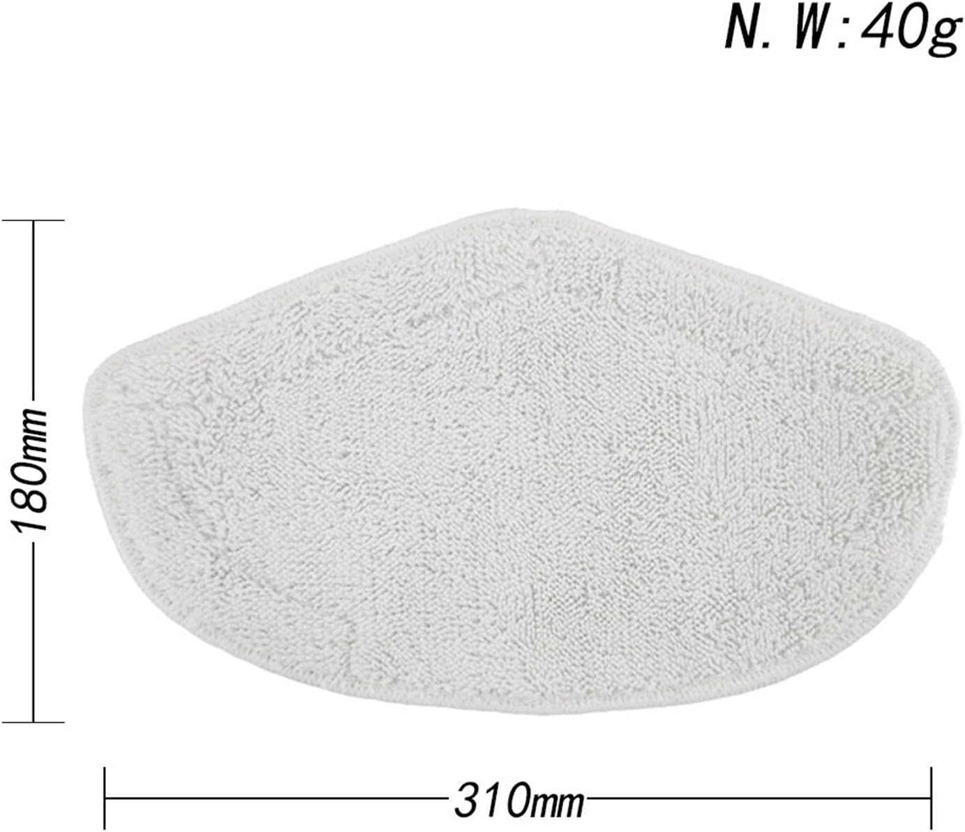 Washable Mop Rags，Compatible For Polti，Compatible For Kit Vaporetto，PAEU0332 Steam Vacuum Cleaner Microfibre Mops Cloth Replacement Parts Accessories.(18pcs)