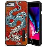 CasesOnDeck Case Compatible with [iPhone 7 | iPhone 8 ][Grip Tactical] iPhone 8 Dual Layer Trendy Sl