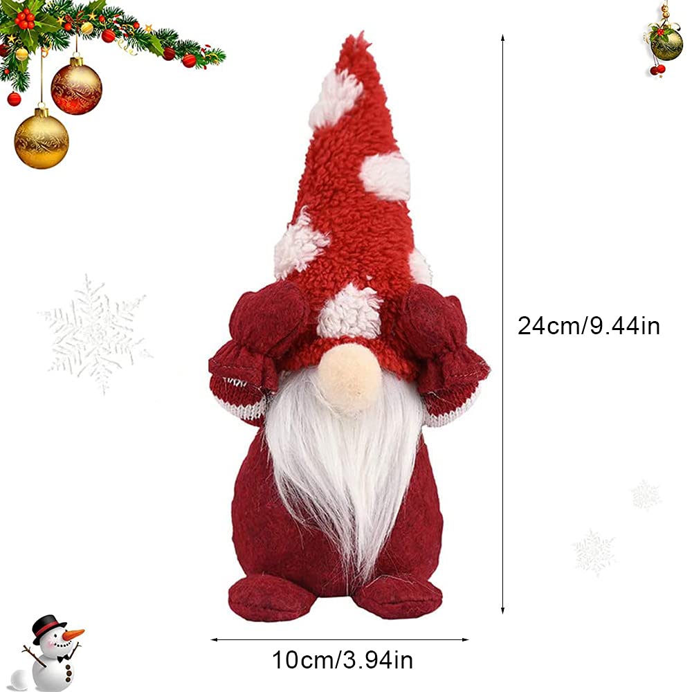 Pezzi Gnomo di Natale Bambola di Peluche, Adorabili Bambole di Gnomo di