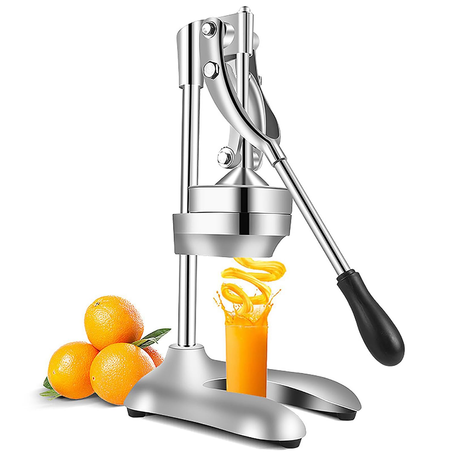 Eiwitany Manual Juicer - High Yield Hand Press Orange Squeezer, Easy Clean Removable Parts, Effortless Fruit Juice Extraction, for Home