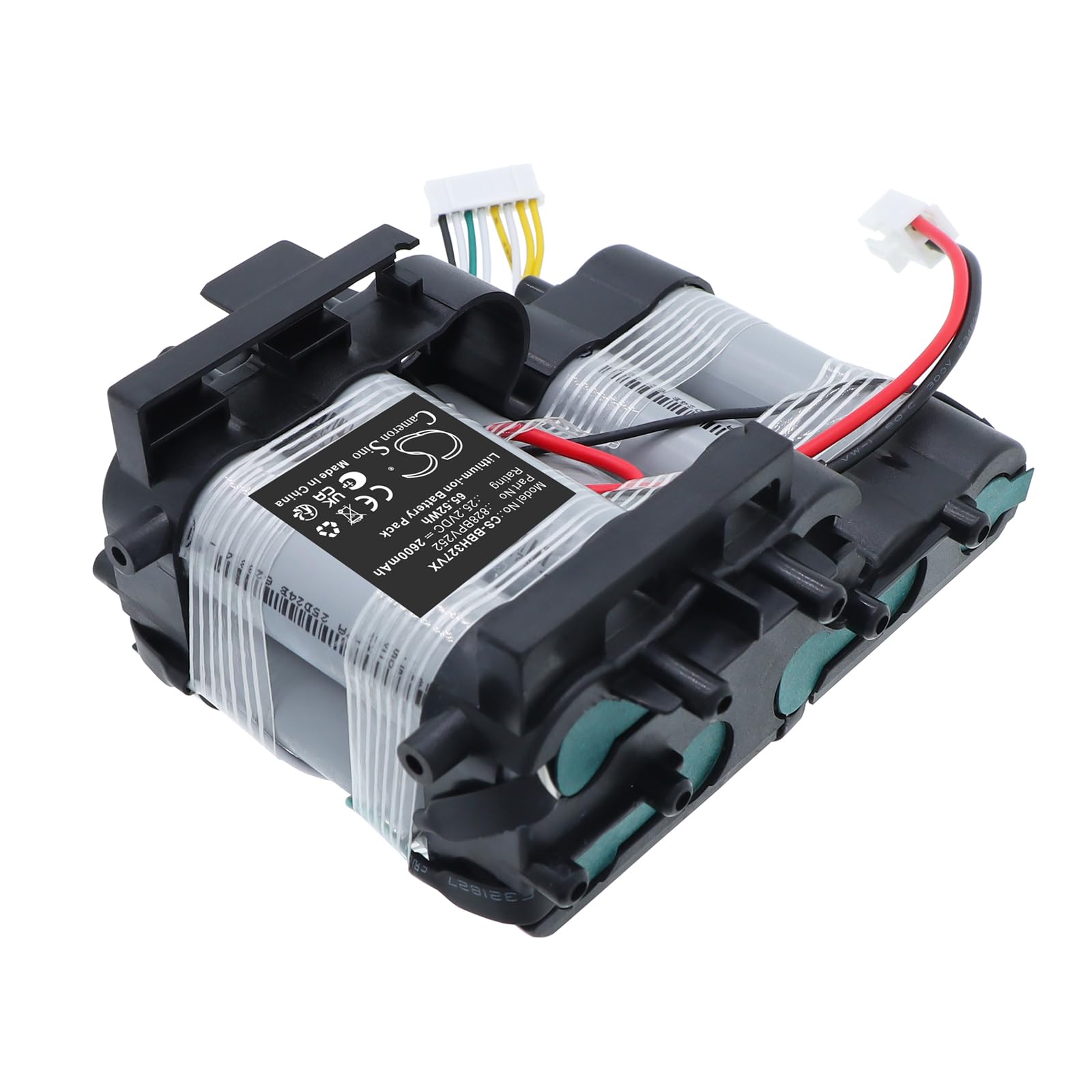 TECHTEK Batteria 2600mAh compatibile con [Bosch] BBH3251GB/01, BBH3251GB/03, BBH32551/01, BBH32551/03, BBH3PETGB/01, BBH3PETGB/03, BBH3ZOO25/01, BBH3ZOO25/03, BCH3251CN/01, BCH3251CN/03, BCH3251KR/01