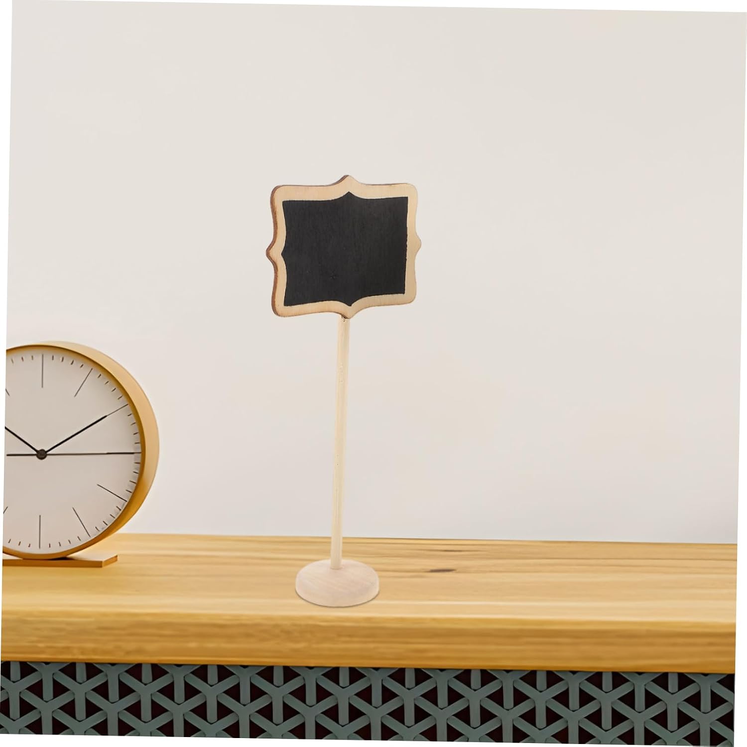 Mini Chalkboards 16Pcs Birch Message Boards for Notes Photo Props