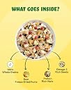 True Elements Muesli Fruit and Nuts 1kg - With Real Fruits & Almonds | Pure Wholegrain Muesli with Oats, Almonds | Real Freeze-dried fruits, Not Candied | Breakfast Cereal | High Fibre & Nutrient-Rich blend gallery image