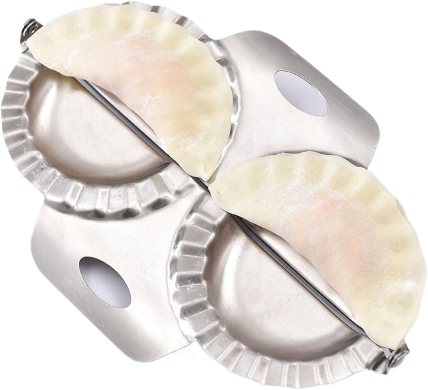 2025双头包饺子 Kitchen Dumpling Making tool 神器304不锈钢 包饺子 Kitchen Dumpling Making tool 器模具饺子 Kitchen Dumpling Making tool 皮切器 KCookware Accessories - 25