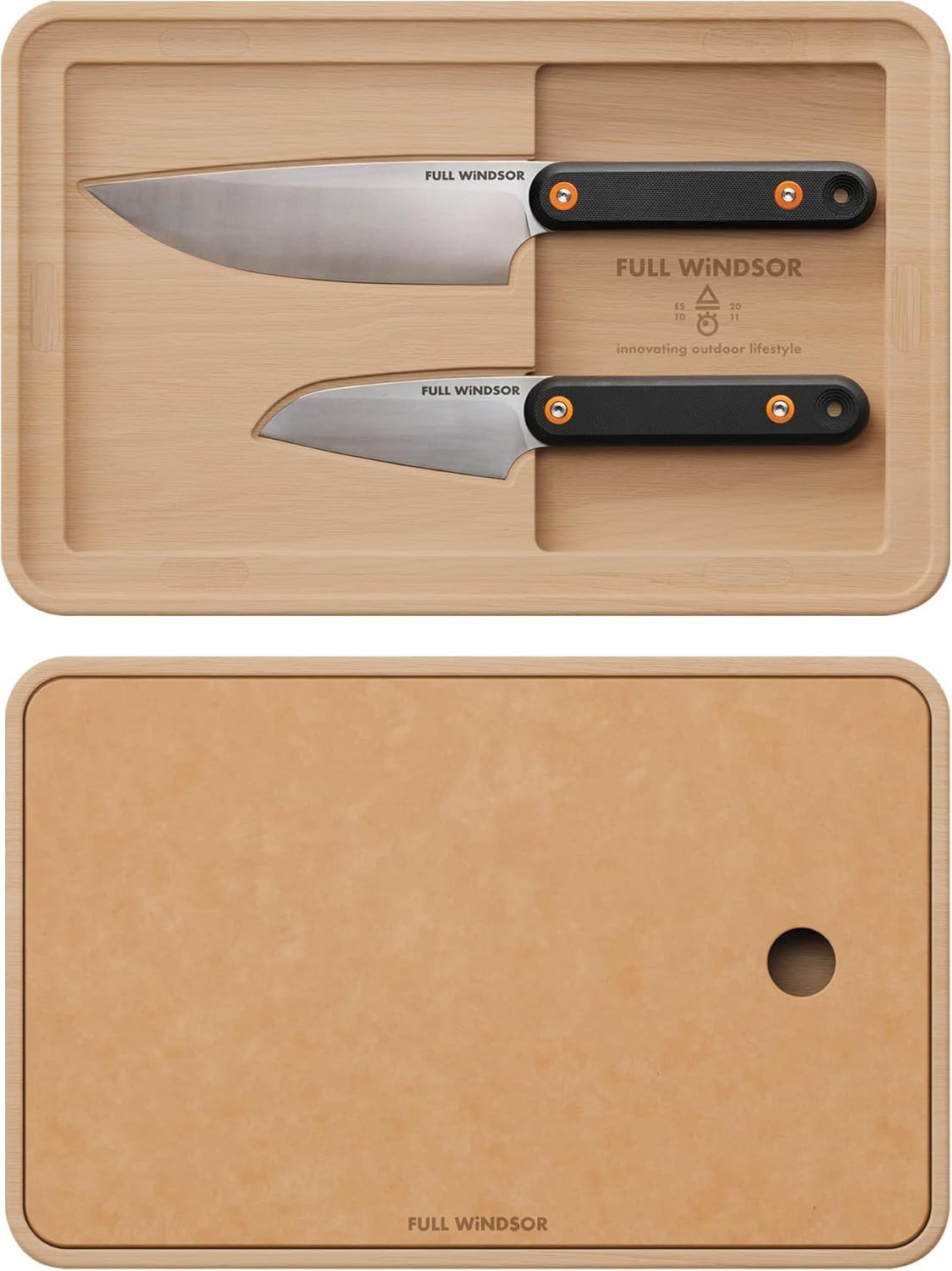 Photo 1 of Full Windsor MagKnives Magnetic Camping Cutting Board and Knife Set