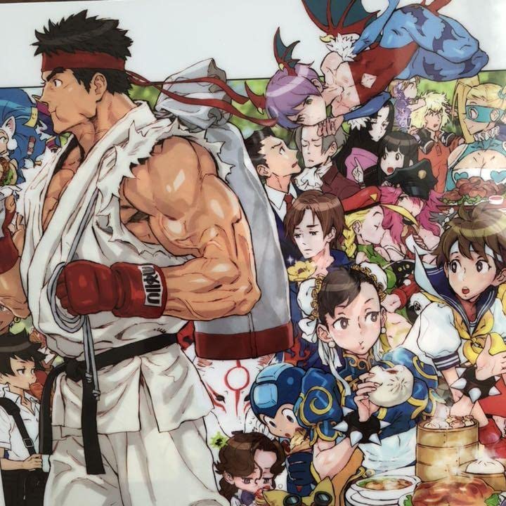 ストリートファイター 限定 西村キヌ 描き下ろし クリアファイルカプコン