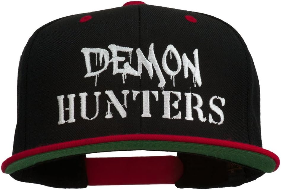 Halloween Demon Hunters Embroidered Snapback Cap