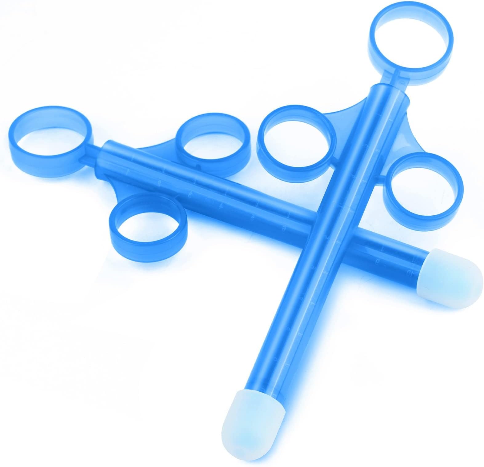 Lube Applicator Injectors，2 Pcs Lube Applicator Launcher with Smooth Rounded Tip(Blue)