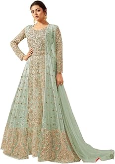 DelisaIndian/Pakistani Bollywood Party Wear Long Anarkali Gown for Womens LT NNew