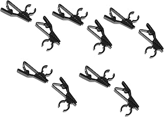 Vaguelly 10 Pçs Microfone De Lapela Mini Acessórios Microfones Sem Fio Microfone De Lapela Clipe De Ferro Para Microfone Clipes De Microfone De Lapela Clipes De Fio De Microfone Clipes De