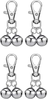4 Pcs Mini Dog Collar Bell, Pet Pendant Accessories Training Collars Charm, Dogs Training Bell Collar for Dogs and Cats