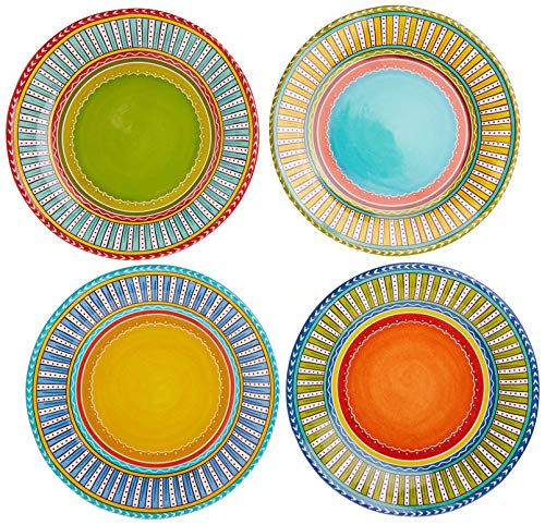 Certified International Valencia Dinner Plates (Set Of 4), 11.25", Multicolor #TOP1