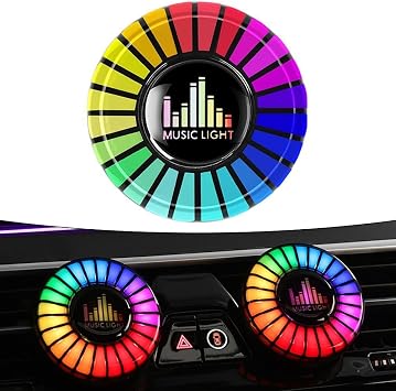 Rgb Voice Control Led Light with Vibration Noise Sensor for Paranormal Equipment, Sound Pickup Light with Aromatherapy Function(West afternoon tea)